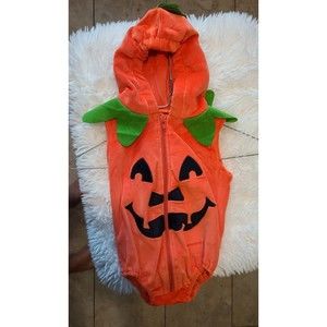 Baby Orange pumpkin one  New 12M